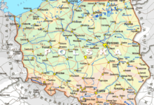 Карта автодорог Польши