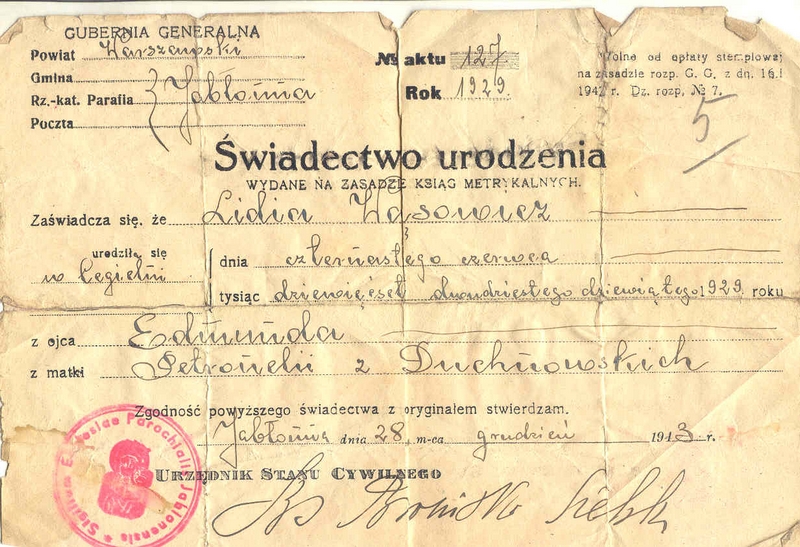 Документы для карты поляка - подтверждение польского происхождения