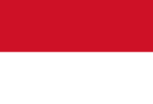 Флаг Индонезии: пропорция — 2:3