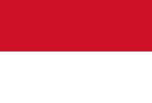 Флаг Монако: пропорция — 4:5