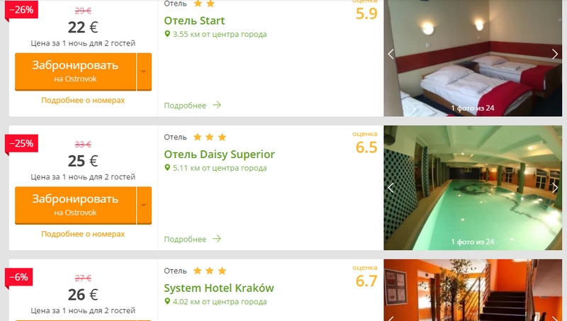 Аренда отеля в Польше - www.hotellok.ru