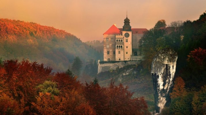 Замок Пескова Скала в Польше