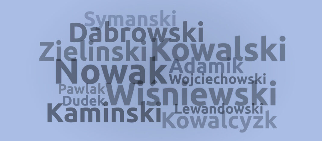 Польские фамилии